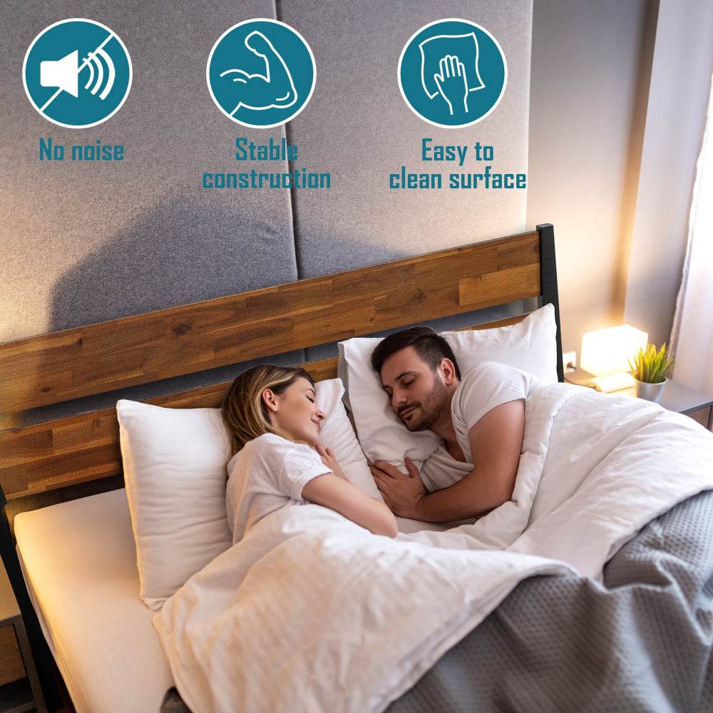 Callisto Deluxe Solid Wood Bed Frame - www.Shopthatapp.com