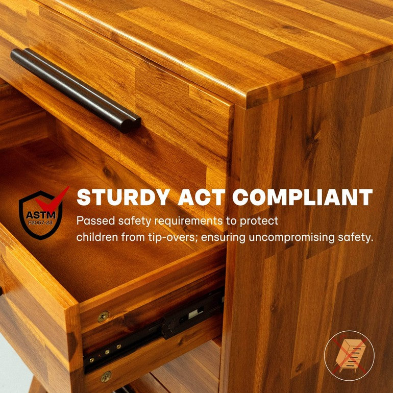 Acacia Linea Dresser - www.Shopthatapp.com