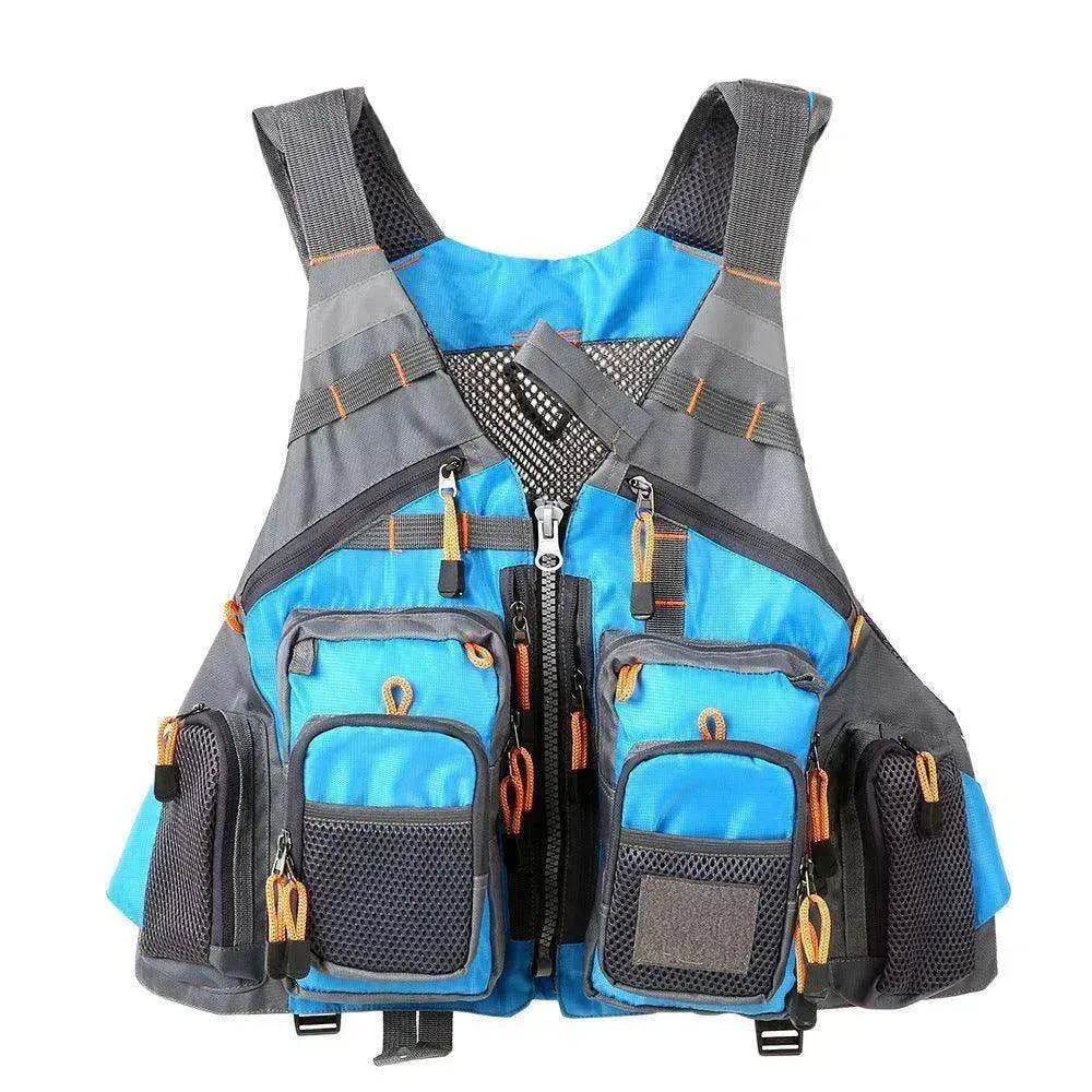 Fishing Outdoor Sport Flying Men Respiratory Jacket Safety Vest Survival Utility Vest - www.Shopthatapp.com