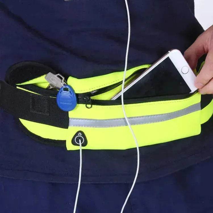Fitness Waist Bag With Pocket Slim Running Jogging Belt Fanny Pack Bag For Hiking Cycling Workout Sports Gym - www.Shopthatapp.com #