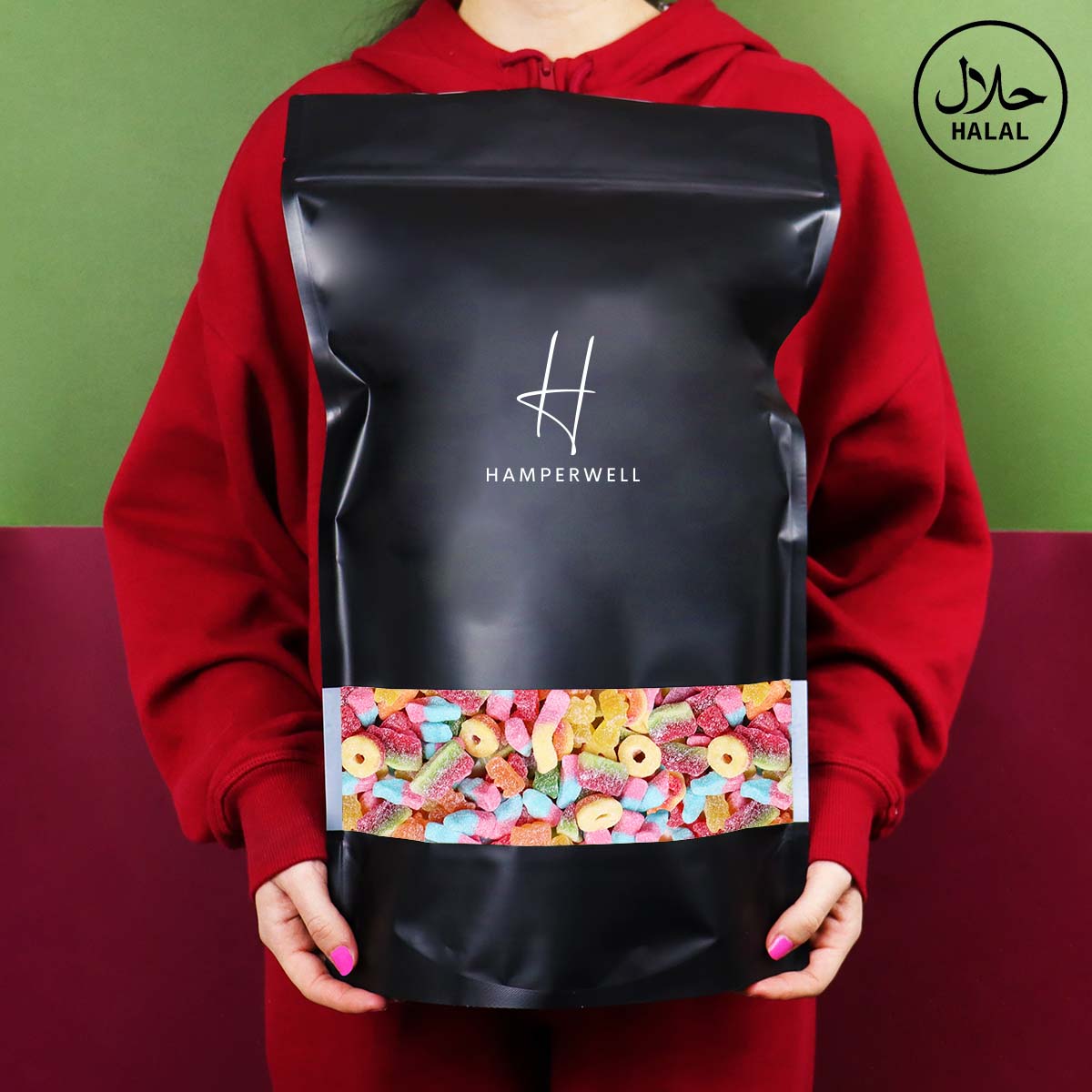 Halal Fizzy Sweets Selection Pouch-Food and beverage-www.Shopthatapp.com-HamperWell