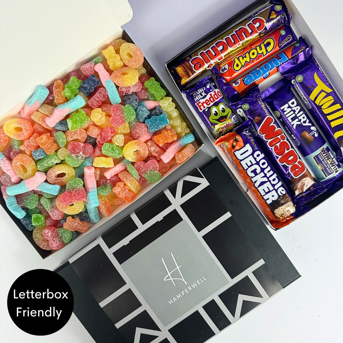 Fizzy Sweets Letterbox Gift Hamper-Food and beverage-www.Shopthatapp.com-HamperWell