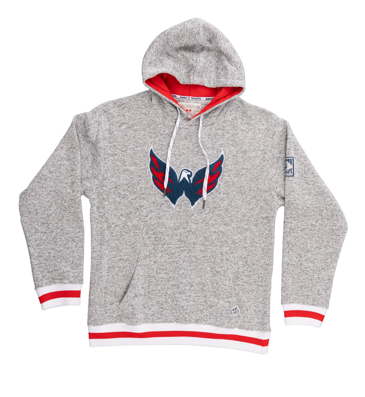 Washington Capitals "Muskoka Style" Premium Chenille Woven Logo Hoodie - www.Shopthatapp.com