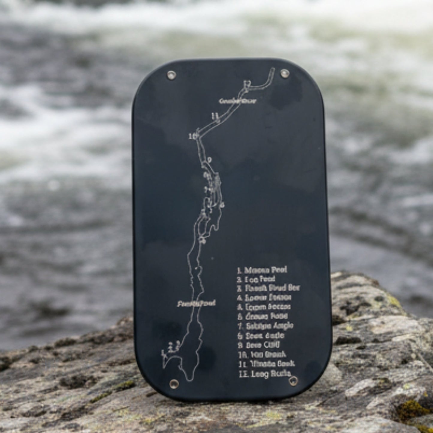 Fly Fishing Kit, Atlantic Salmon Flies, Mixed Selection, with Aluminum Flybox + Engraved Image - www.Shopthatapp.com