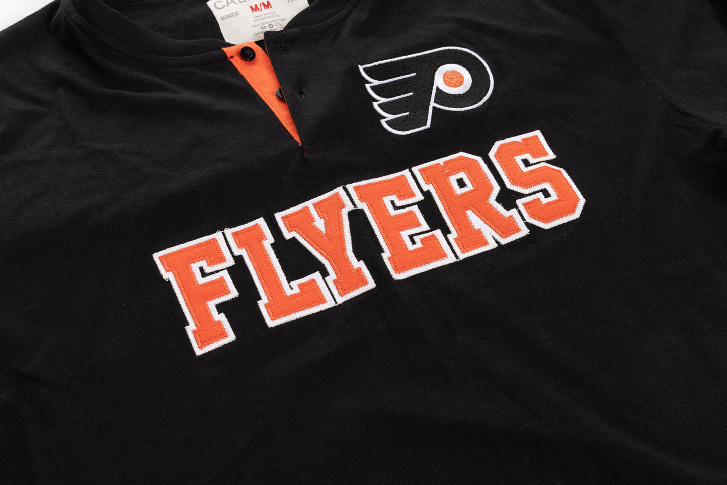Philadelphia Flyers Long Sleeve Henley - www.Shopthatapp.com