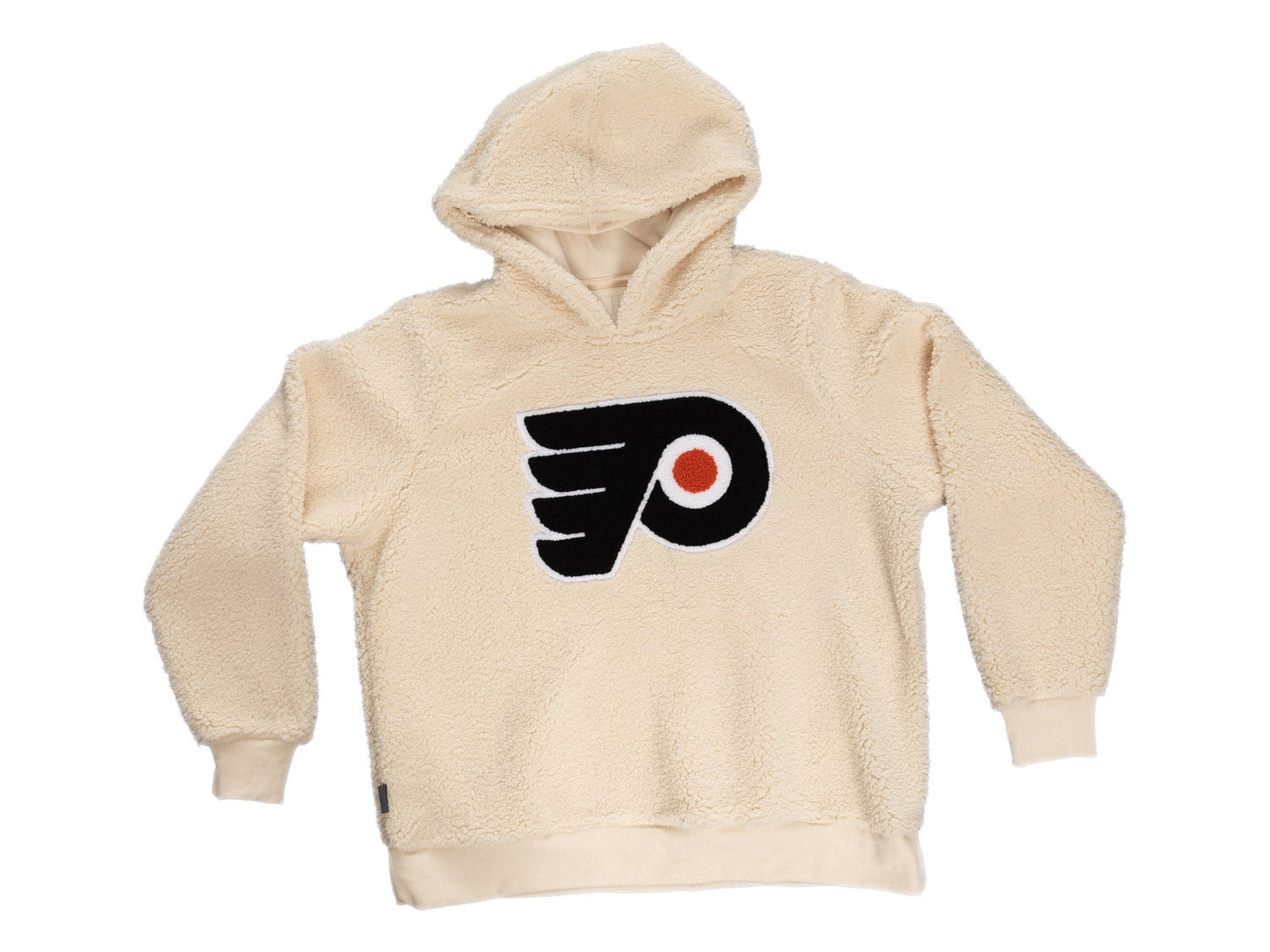 Philadelphia Flyers Ladies Sherpa Hoodie with Premium Chenille Logo - www.Shopthatapp.com