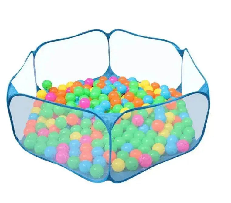 Foldable Kids' Play Tent with Ball Pit: Ocean Ball Pool & Crawling Game House for Outdoor Fun - www.Shopthatapp.com