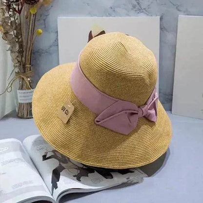 Foldable Summer Beach Sun Hat - www.Shopthatapp.com #