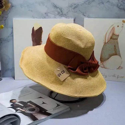 Foldable Summer Beach Sun Hat - www.Shopthatapp.com #