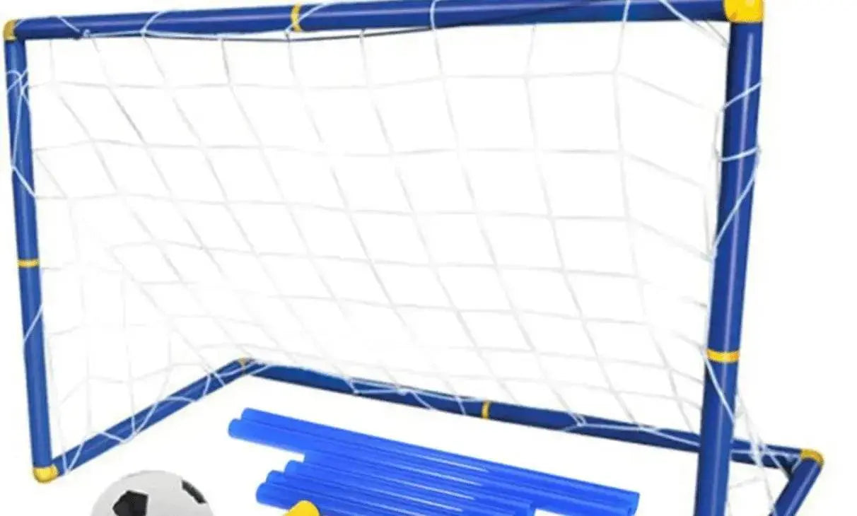 Folding Mini Football Soccer Ball Goal Post Net - www.Shopthatapp.com