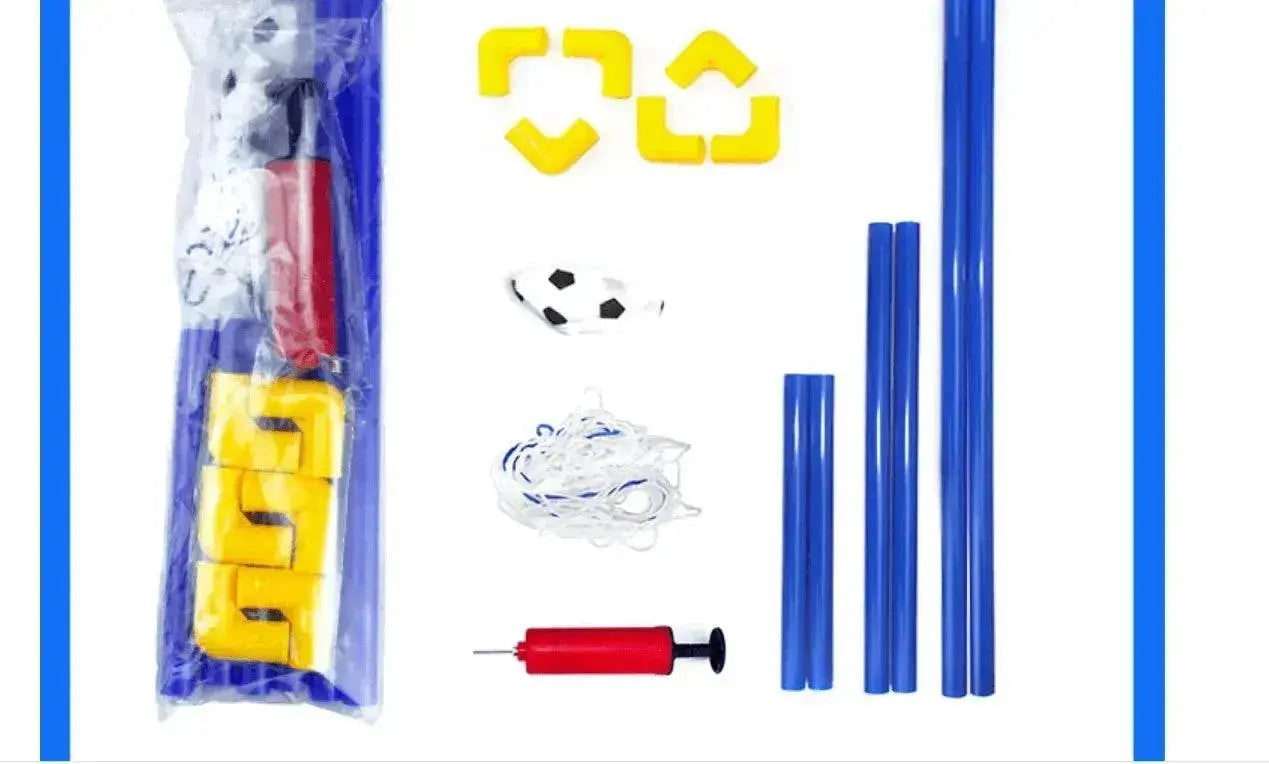 Folding Mini Football Soccer Ball Goal Post Net - www.Shopthatapp.com