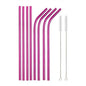 Food Grade 304 Stainless Steel Color Metal Straws