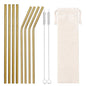 Food Grade 304 Stainless Steel Color Metal Straws - www.Shopthatapp.com