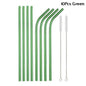Food Grade 304 Stainless Steel Color Metal Straws - www.Shopthatapp.com