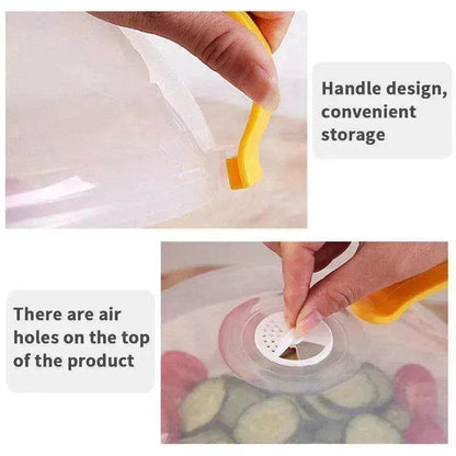 Food Grade Plastic Fresh keeping Cover & Microwave Oven Oil proof Cover - www.Shopthatapp.com