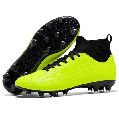 Football Men's High-top Foot Sock Training Shoes - www.Shopthatapp.com #