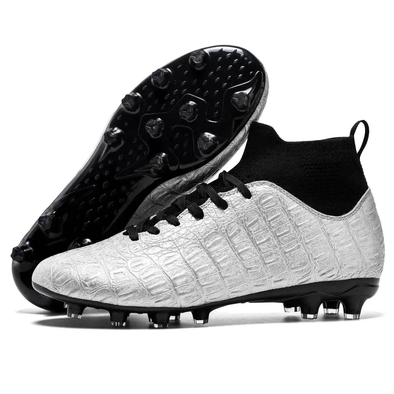 Football Men's High-top Foot Sock Training Shoes - www.Shopthatapp.com