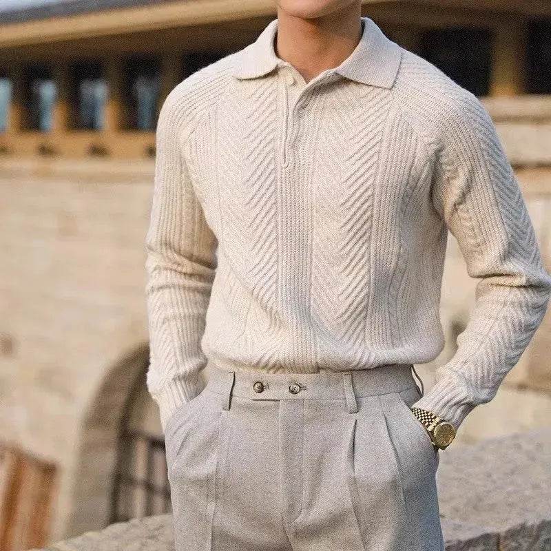 Formal Fall Winter Thermal Base Sweater for Men - www.Shopthatapp.com #