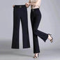 Formal Office Work High-Waisted Wide-Leg trouser Pants for Women - www.Shopthatapp.com