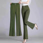 Formal Office Work High-Waisted Wide-Leg trouser Pants for Women - www.Shopthatapp.com