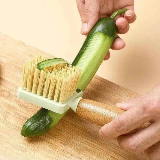 Fruit & Vegetable Multifunctional Peeling Cleaning Brush - www.Shopthatapp.com