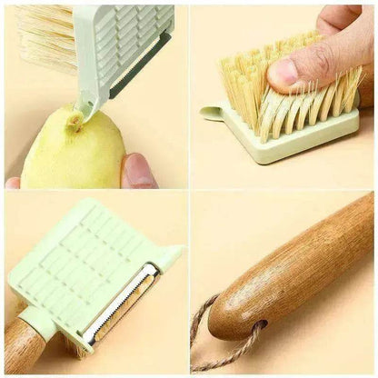 Fruit & Vegetable Multifunctional Peeling Cleaning Brush - www.Shopthatapp.com