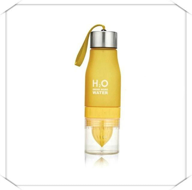 Fruit Infuser Water Bottle-Food and beverage-www.Shopthatapp.com-Capacity:0.65L-Color:Yellow-KitchenJoint