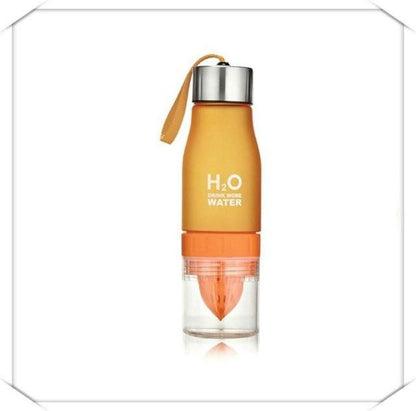 Fruit Infuser Water Bottle-Food and beverage-www.Shopthatapp.com-Capacity:0.65L-Color:Orange-KitchenJoint