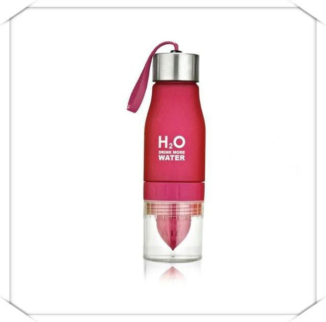 Fruit Infuser Water Bottle-Food and beverage-www.Shopthatapp.com-Capacity:0.65L-Color:Red-KitchenJoint