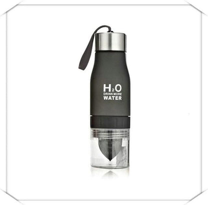 Fruit Infuser Water Bottle-Food and beverage-www.Shopthatapp.com-Capacity:0.65L-Color:Black-KitchenJoint