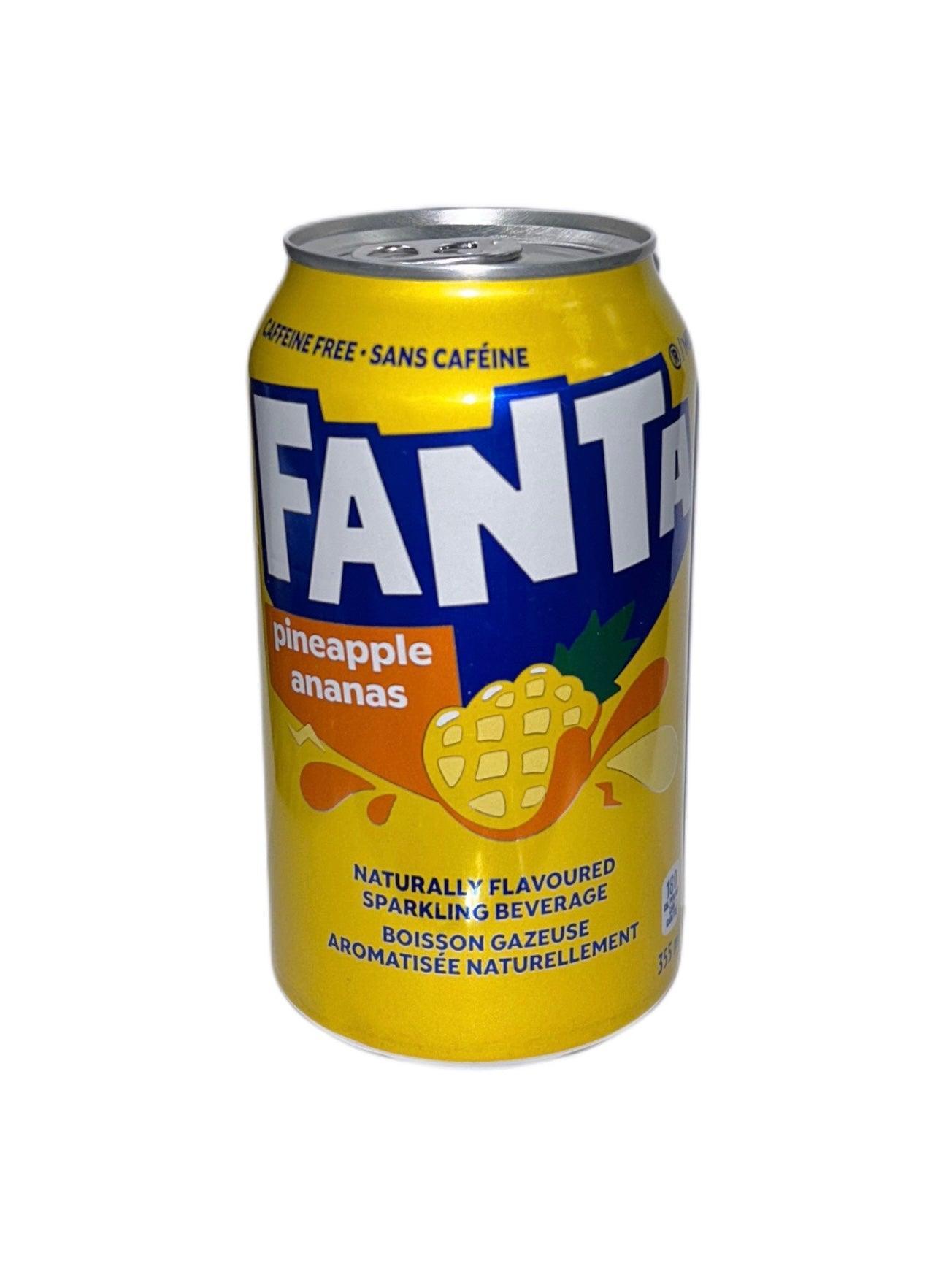 Fanta Pineapple Can 355ML - Canadian Edition - www.Shopthatapp.com