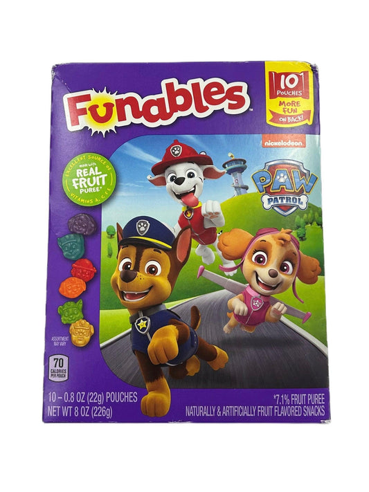Funables Paw Patrol Fruit Snacks - 10 Pouches - www.Shopthatapp.com