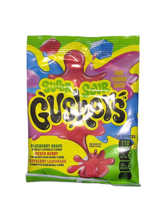 Fruit Gushers Super Sour Berry Bag 4.25OZ - U.S Edition - www.Shopthatapp.com