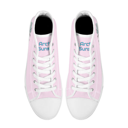 Chaussures montantes en toile Freestyler Sakura - Rose bébé