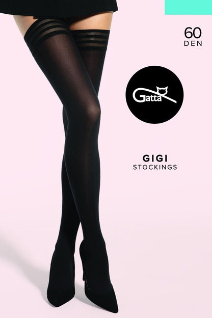 GATTA Gigi 60 Den Opaque Stockings - Elegant & Durable Wear - www.Shopthatapp.com #