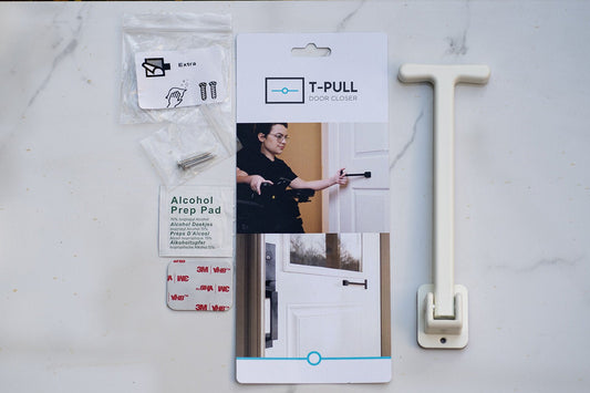 Manual Door Closer, Accessible, Interior or Exterior, Swivels White ABS Plastic - www.Shopthatapp.com