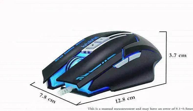 Gaming Gaming Mechanical Wired Mouse - www.Shopthatapp.com