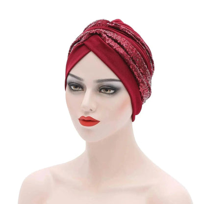 Garbled Cloth Sequined African Baotou Arab  Hat - www.Shopthatapp.com #