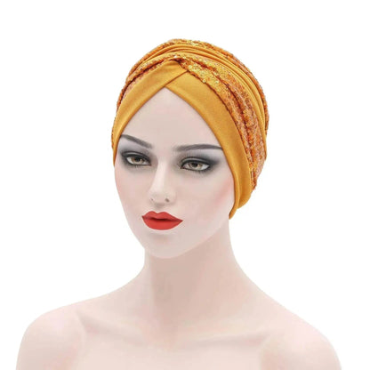 Garbled Cloth Sequined African Baotou Arab  Hat - www.Shopthatapp.com #