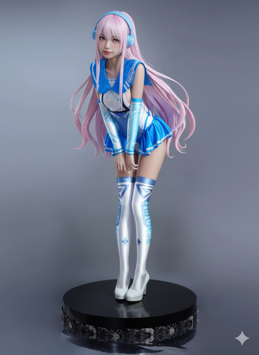Japanese Anime Girl Spandex Swimwear Racing Suit Wet Suit Race Queen Costume - www.Shopthatapp.com