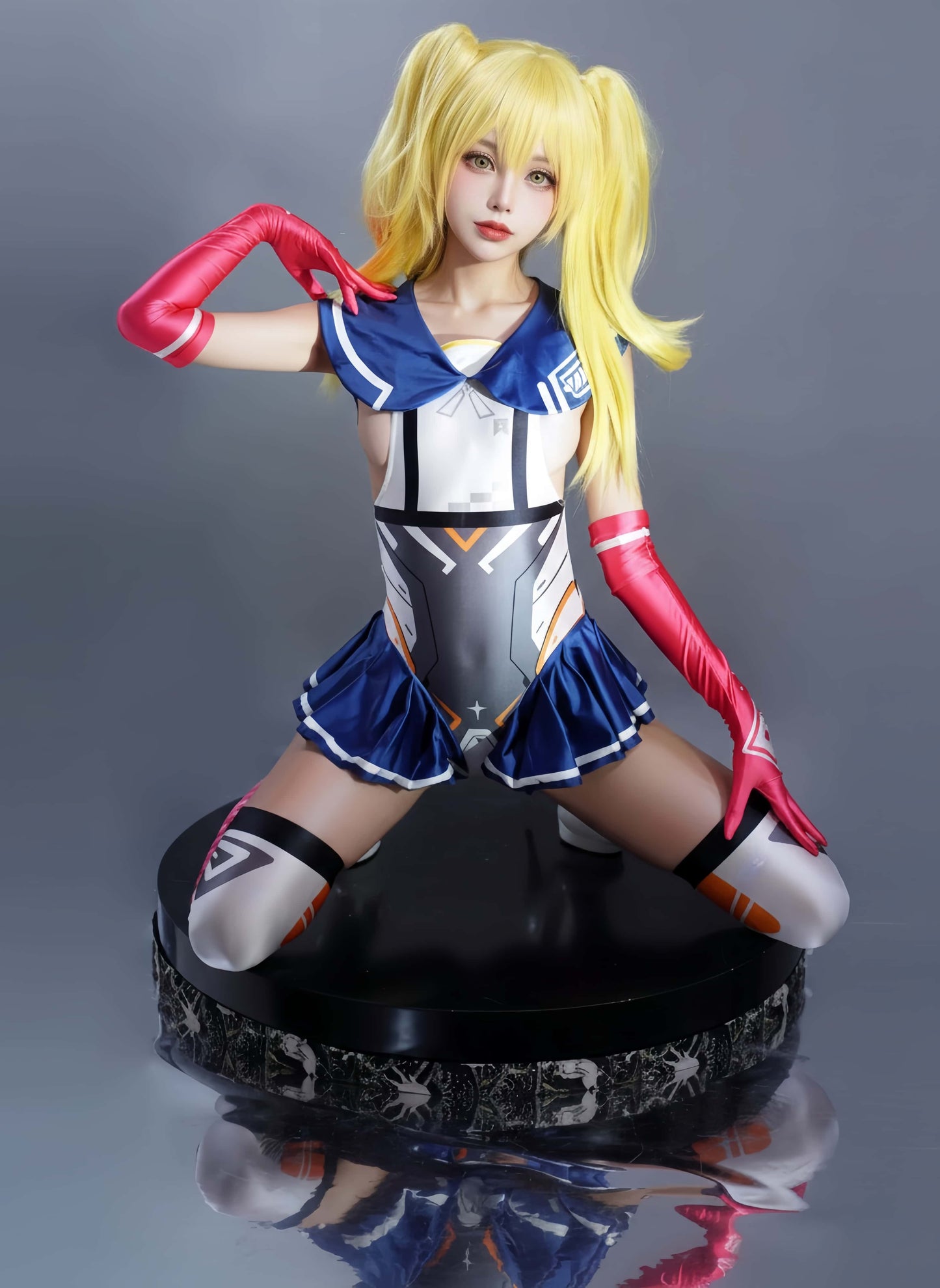 Japanese Anime Girl Spandex Swimwear Racing Suit Wet Suit Race Queen Costume - www.Shopthatapp.com