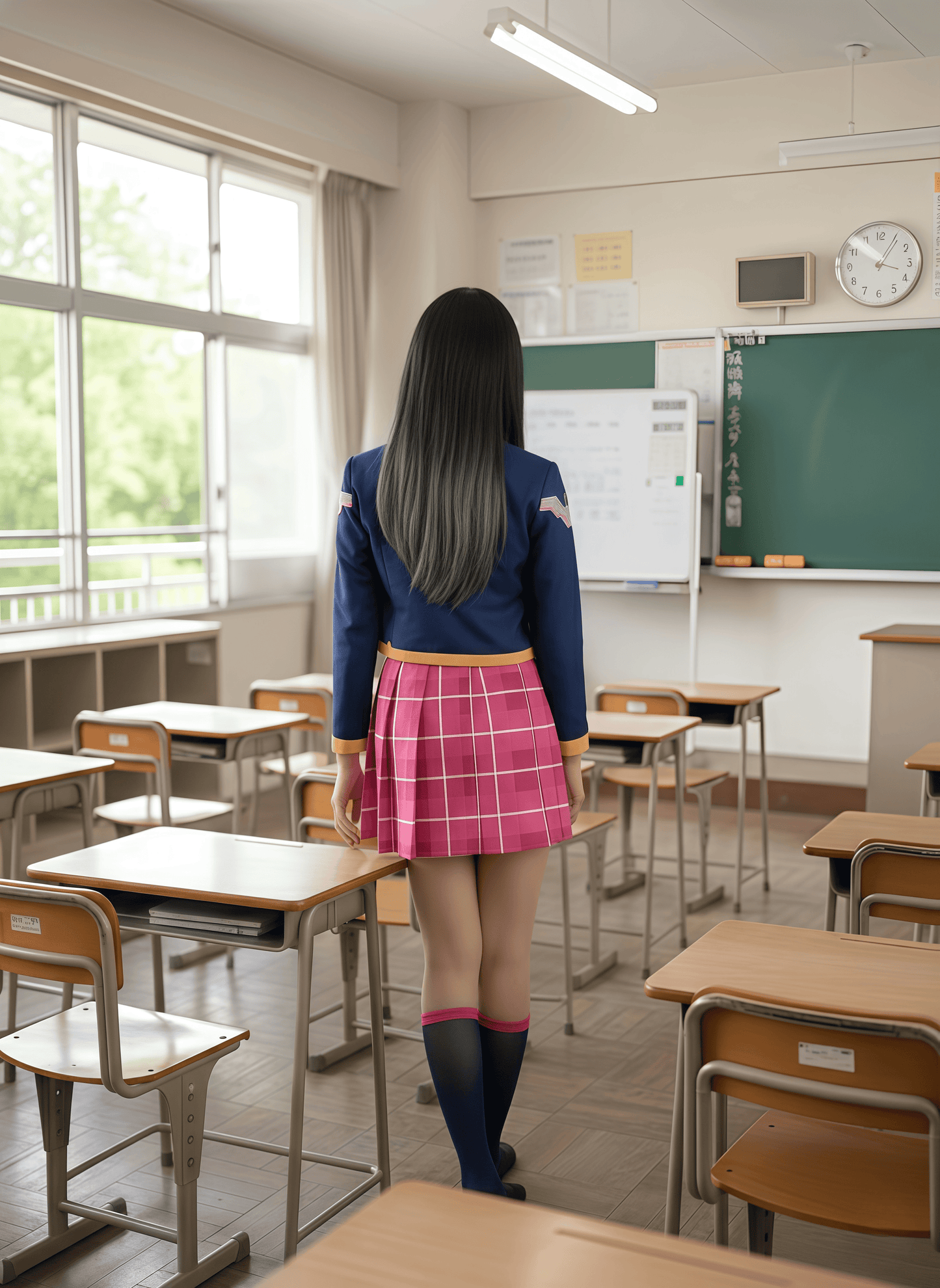 Anime Style Cosplay Halloween Costume Set School Uniform with Jacket and Skirt - www.Shopthatapp.com