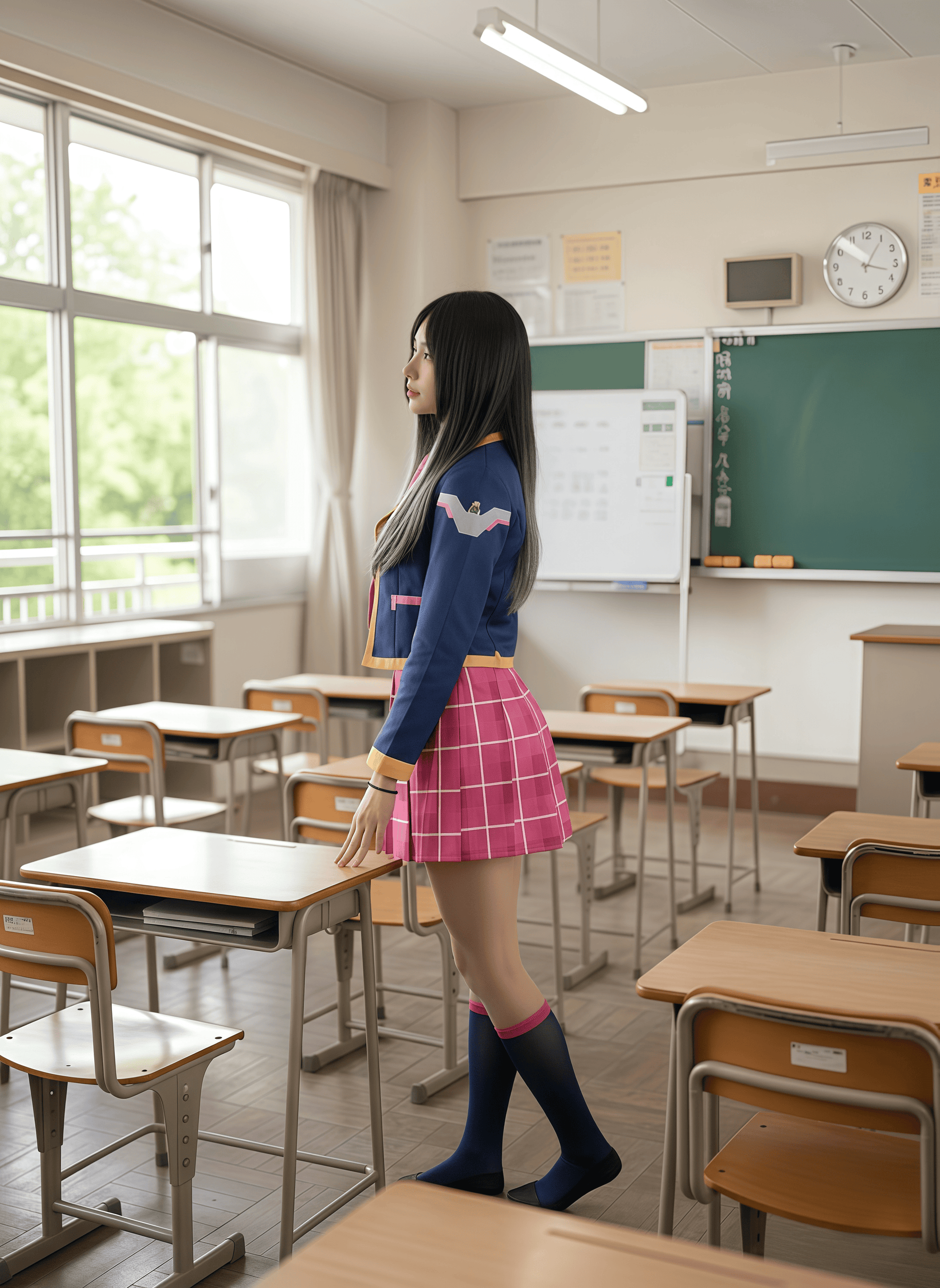 Anime Style Cosplay Halloween Costume Set School Uniform with Jacket and Skirt - www.Shopthatapp.com