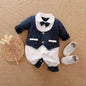 Gentleman's Baby Clothes, Long-sleeved Baby Clothes, Gentleman's Romper - www.Shopthatapp.com