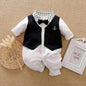 Gentleman's Baby Clothes, Long-sleeved Baby Clothes, Gentleman's Romper - www.Shopthatapp.com