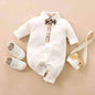 Gentleman's Baby Clothes, Long-sleeved Baby Clothes, Gentleman's Romper - www.Shopthatapp.com