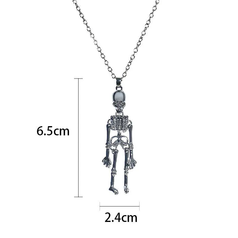 Ghost Festival Ghost Skull Bat Pumpkin Head Pendant Necklace - www.Shopthatapp.com