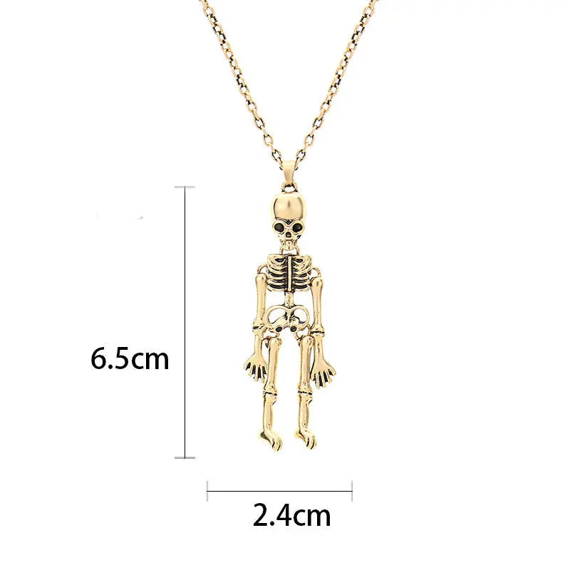 Ghost Festival Ghost Skull Bat Pumpkin Head Pendant Necklace - www.Shopthatapp.com