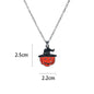 Ghost Festival Ghost Skull Bat Pumpkin Head Pendant Necklace - www.Shopthatapp.com