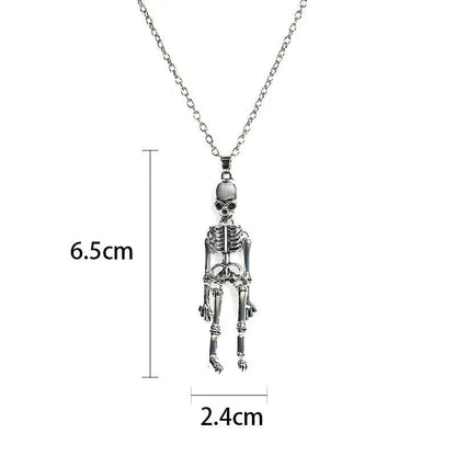 Ghost Festival Ghost Skull Bat Pumpkin Head Pendant Necklace - www.Shopthatapp.com #